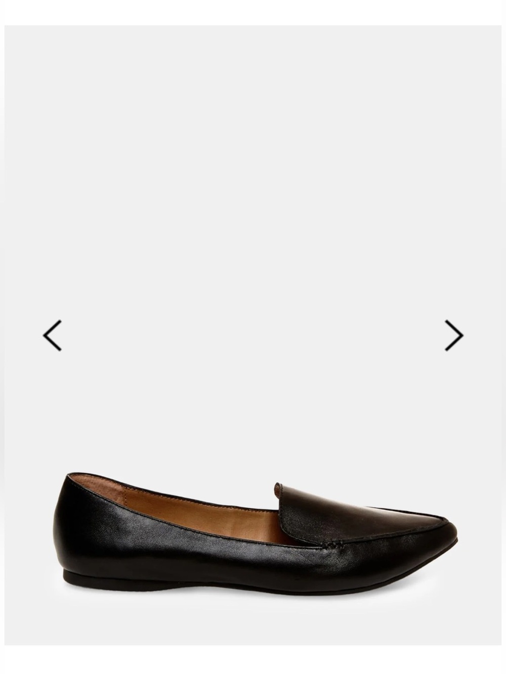 Steve Madden FEATHER BLACK LEATHER